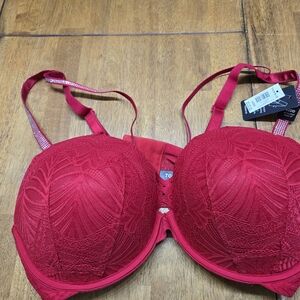Torrid Bold Red Lace Bra